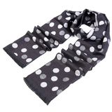 Women's Acrylic Reversible Cashmere Like DOT Printing Winter Warm Thick Knitted Woven Shawl Scarf (SP267)