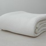 New Fashion 100% Cotton Soft Waffle Blanket