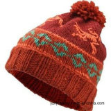 POM POM Hat Jacquard Hat Beanie Hat Knitted Hat