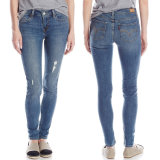 Factory OEM Women Skinny Jeans 2017 Stretch Cotton Jeans