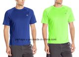 Custom Breathable Mesh Reglan Sleeve Mens T-Shirt with Quick-Drying