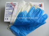 Single Use Only Vinyl Exam Gloves for Medical Purpose