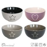 13.5cm Heart Design Rice Bowl for Restaurant and Hotel