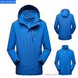 Quality 3in1 Waterproof Windbreaker Man Outdoor Filed Jacket