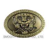 Fashion Rhinestone Man Belt Buckle Hardware Garment Accessories Button Enamel