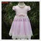 Baptism Tulle Western Baby Girls Dresses Flower Girl Dress for Brithday