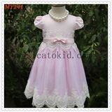 Baptism Tulle Western Baby Girls Dresses Flower Girl Dress for Brithday