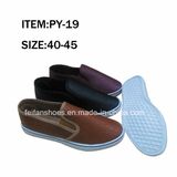 Men Casual Shoes Injection Canvas Shoes with Customized (FFPY-19)