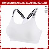 High Quality Latest Fashion White Activewear Bra for Womens (ELTSBI-13)