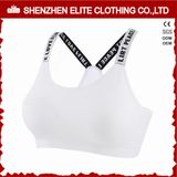 High Quality Latest Fashion White Activewear Bra for Womens (ELTSBI-13)