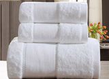Quick Dry High-Ranking Hotel Jacquard Cotton Bath / Face / Beach Towels
