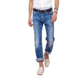 Wholesale Men Straight Jeans Blue Denim Jean Pants