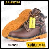 Genuine Leather Ankle Safety Boot with Steel Toe (SN5513)