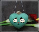 100% Natural Green Heart Shape Konjac Sponge