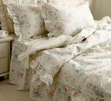 New Arrival Korea Style Bedroom 4PCS Cotton Floral Printed Bedding Set