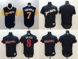 National League 7 Milwaukee Brewers Cool Base Baseball Jerseys