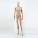 Round Head Skin Female Mannequin with Base