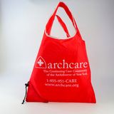 Custom Logo Printed Cinch Pack Use Folding Polyester Shopping Bag