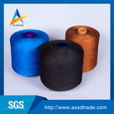 100% Polyester Colorful Dyed Ring Spun Yarn for Sewing Knitting Yarn