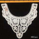 38*34cm Cheap Design Trim Lace White Five Petal Flower Thick Lace Fabric Hml8617 Polyester Collar Sewing Trimming Lace