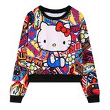 Ladies Harajuku Cropped Sweatshirt Women (ELTSTJ-748)