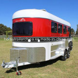 Chinese New Horse Float/Horse Trailer with Awning and Kitchen