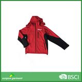 Polyester TPU Bonded Fleece New Designed Man Softshell Jacket