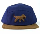 Fashion 5 Panel Hat with Suede Brim Supplier in China