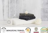 New Design Tailor 100% Organic Cotton Thick Bath Towel with Satin Border Df-S296 Can Be Cut Into Face Towel