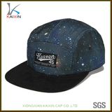 Wholesale Galaxy Print 5 Panel Snapback Hats and Caps