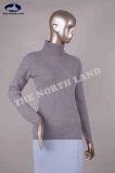Ladies Cashmere Turtleneck Plain Knitted Pullover
