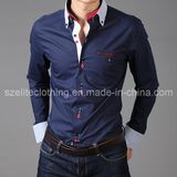 Navy Blue Business Office Shirt (ELTDSJ-92)