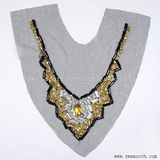 Wholesale Acrylic Rhinestone Bead Collar Yarn Fabric Garment Accessories