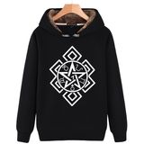 Men's Winter Fleece Hoodie Customize Print Logo Hoodie