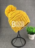 Acrylic Winter Hat Warm Knitted Handmade Knit Beanie Hat