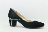 Elegant Comfort Leather High Heels Lady Shoes