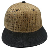 Fashion Fitted Hat with Man Straw Crown Sk1702