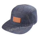 5 Panel Jeans Snapback Cap