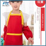 Cheaper Cotton Polyester Apron Printing Kids Kitchen Work Apron