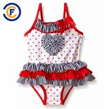 New Design Cartoon Print Girl Swimwear with Oeko-Tex