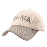 Custom Washed Distressed Applique embroidery Fitting Sport Golf Cotton Cap