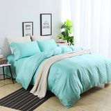 Cotton Soft Solid Color Egyptian Quality Duvet Cover Bedding Set