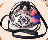 Ladies Bag Cotton Multicolor Backpack