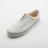 Classical White Elastic Men Canvas Vulcanized Shoes