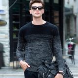 2018 New Man's Round Neck Fashion Wool Sweater Round Neck Wholesale Pullover