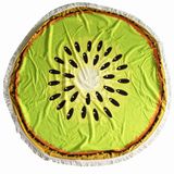 Microfiber Fruit Circle Printing Round Beach Towel