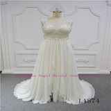 Plus Pretty Beading with Chiffon Wedding Dress