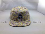 Custom Plain Flower 5 Panel Biker Hat