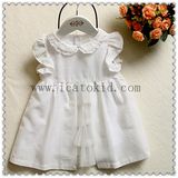 Pure 100% Cotton Baby Girl Everyday Dress for Little Baby Girl