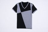 Custom Nice Cotton/Polyester Panel T-Shirt for Men (M042)